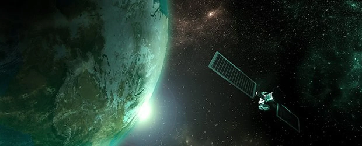 Satellite in orbit around a planet
