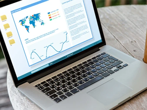 Computer with GISc data