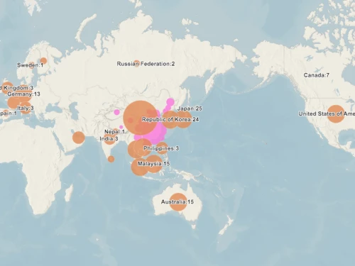 CDC coronavirus tracking map