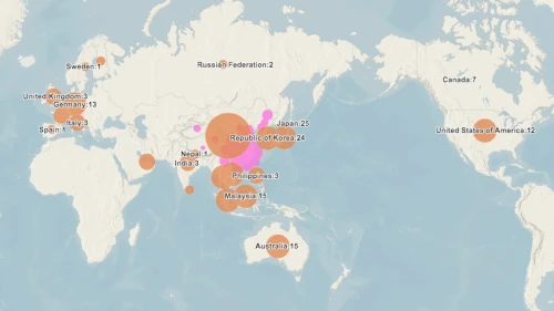 CDC coronavirus tracking map