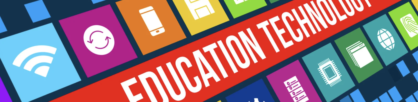 Educational Technology Blog Header Image colorful