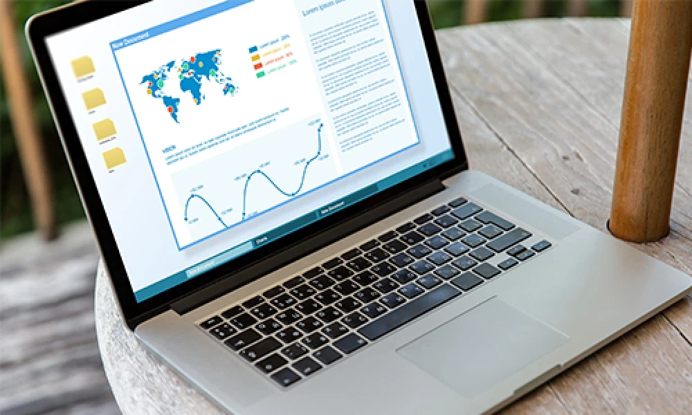 Computer with GISc data