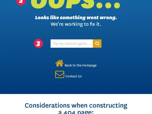 Creating a 404 page graphic