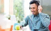 online learning with male student