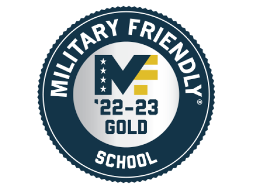 Military Friendly gold designation badge