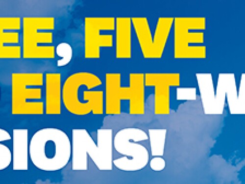 Three, five and eight-week sessions!