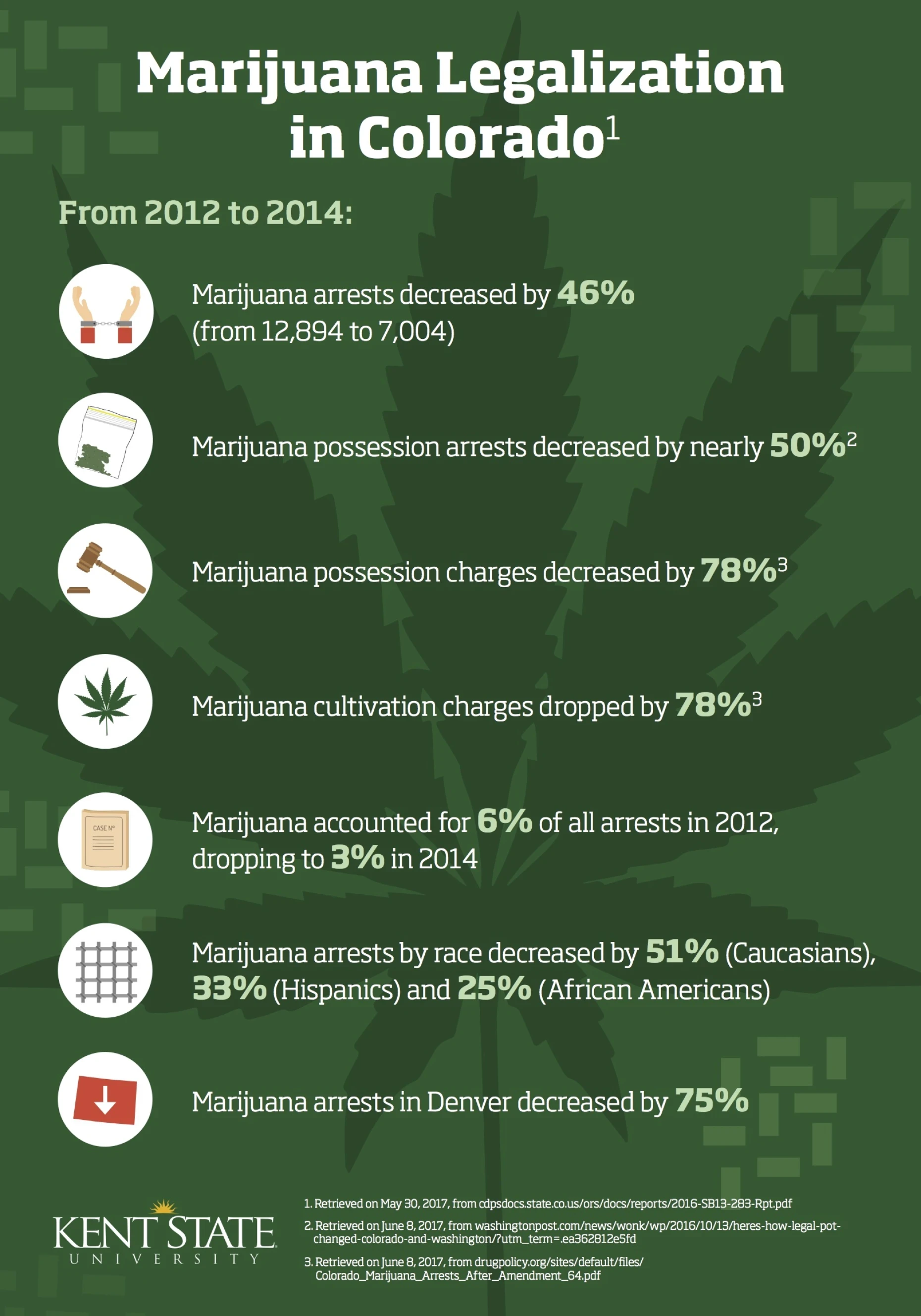 Marijuana Decriminalization infographic